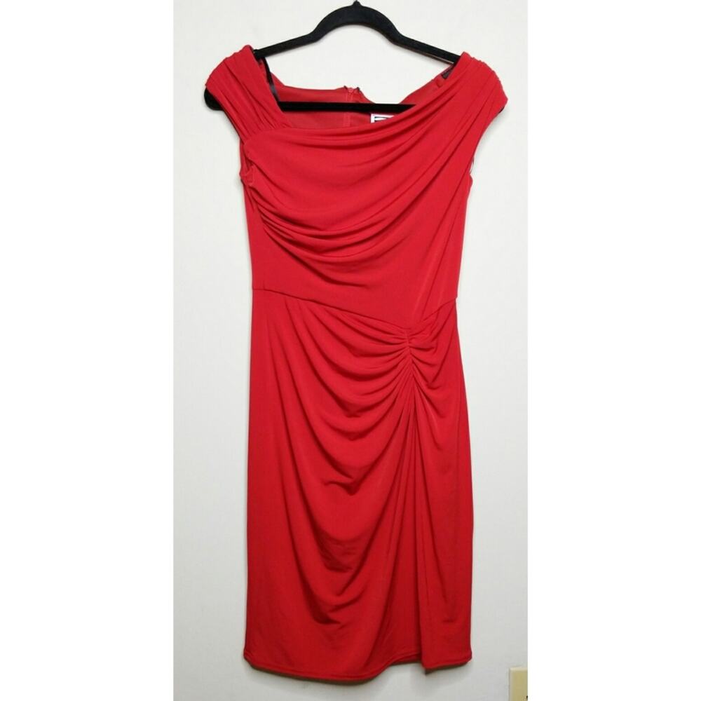 Tadashi Ruched Cocktail Dress - Size S - NWT